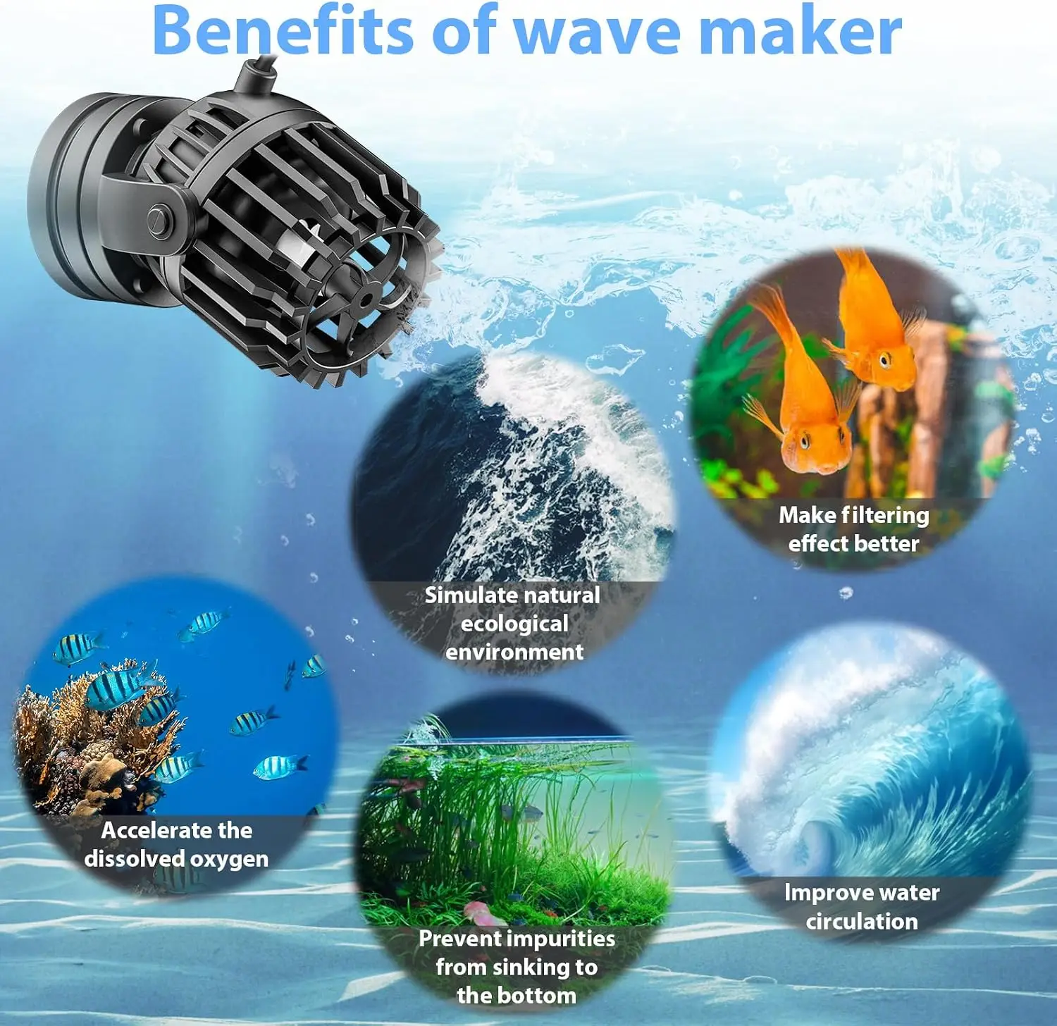 Generator fal do akwarium z re – Powerhead Wave Maker recenzja i cena